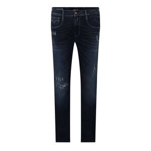 Replay Mens Anbass Distressed Slim Jeans / Blue